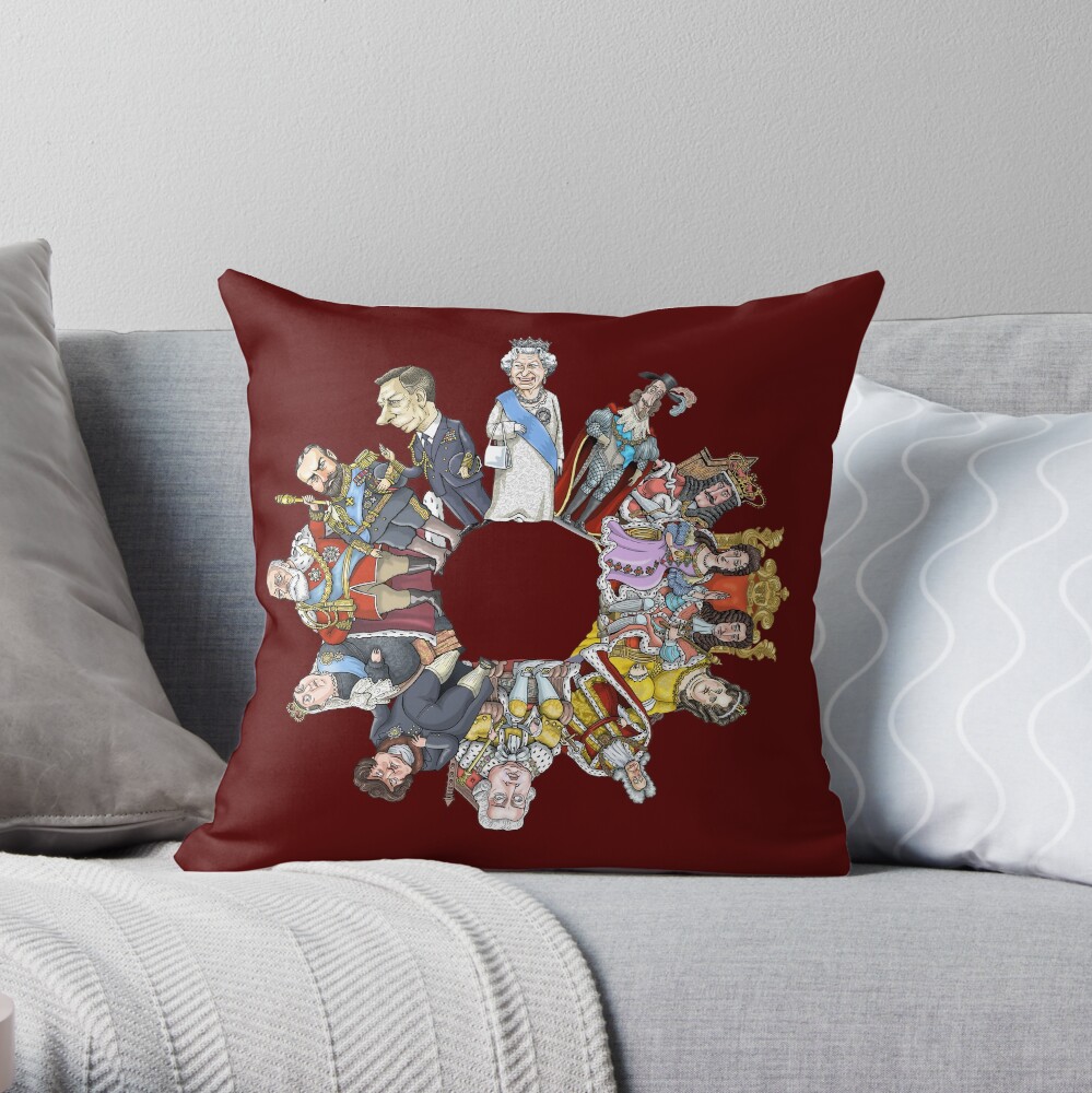 Item preview, Throw Pillow designed and sold by MacKaycartoons.