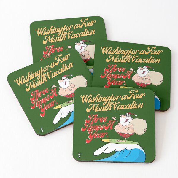Item preview, Wishing For A Four Month Vacation. Three Times A Year. designed and sold by JockArts.
