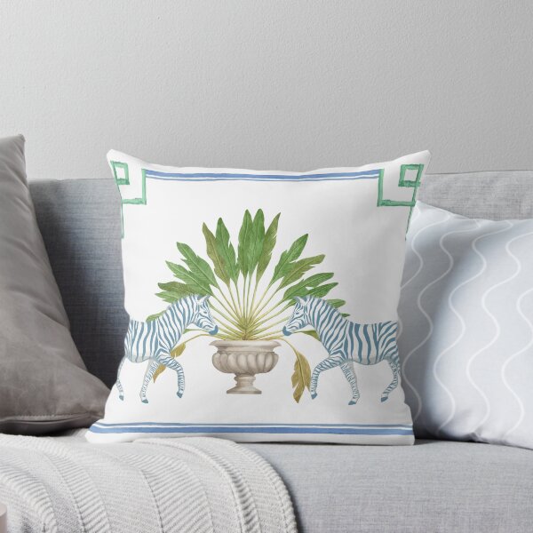 Item preview, Chinoiserie Zebra Palm tree fretwork designed and sold by Yunihadi.