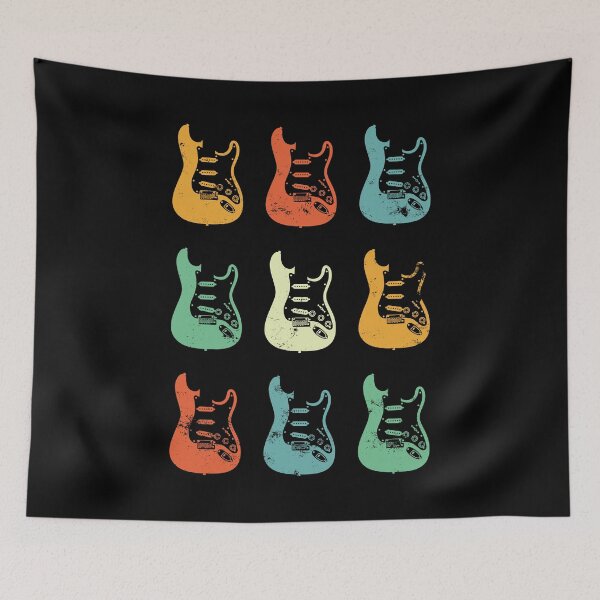 Item preview, S-Style Electric Guitar Bodies Retro Theme designed and sold by nightsworthy.