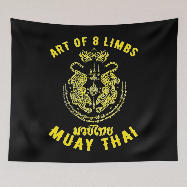 Item preview, Muay Thai MMA Tiger Art of 8 Limbs Kickboxing  designed and sold by Muaythai1x3aga.