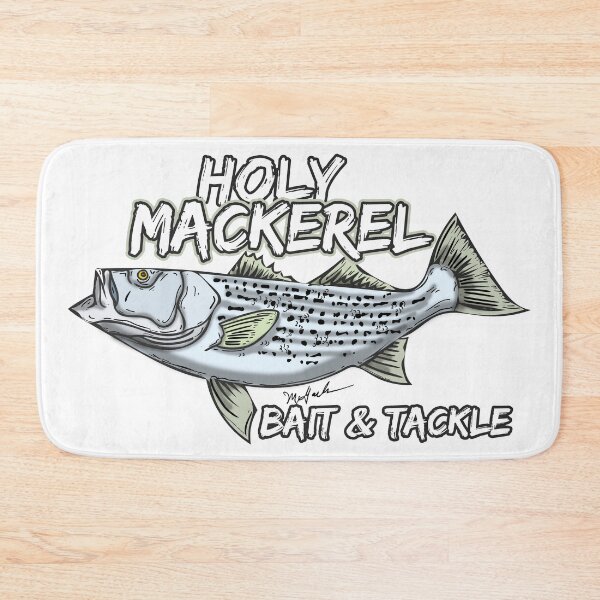 Aperçu de l'œuvre Holy Mackerel Bait And Tackle Bar rayé créée et vendue par Michael Garber.