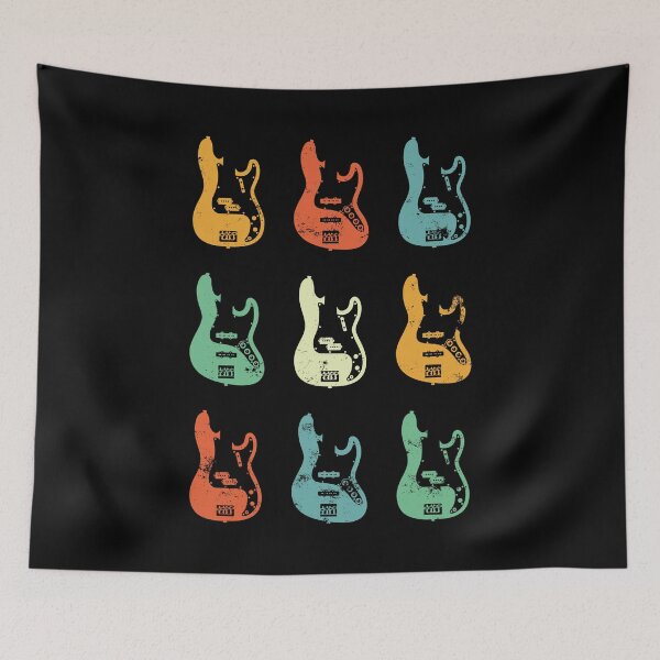 Item preview, Bass Guitar Bodies Retro Theme designed and sold by nightsworthy.