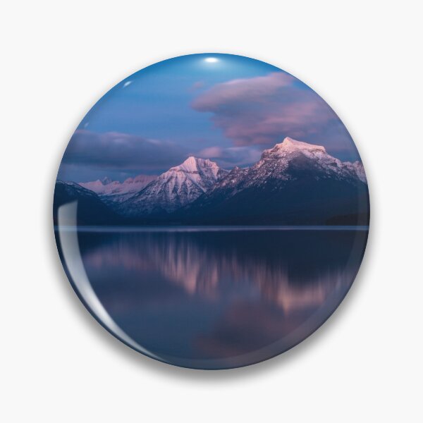 Item preview, Alpenglow at Lake McDonald, Glacier National Park, Flathead County, Montana USA designed and sold by mycloudzdesign.