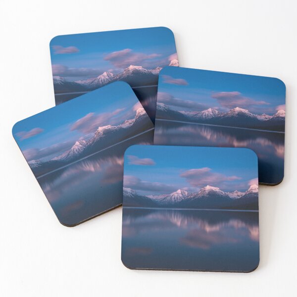 Item preview, Alpenglow at Lake McDonald, Glacier National Park, Flathead County, Montana USA designed and sold by mycloudzdesign.