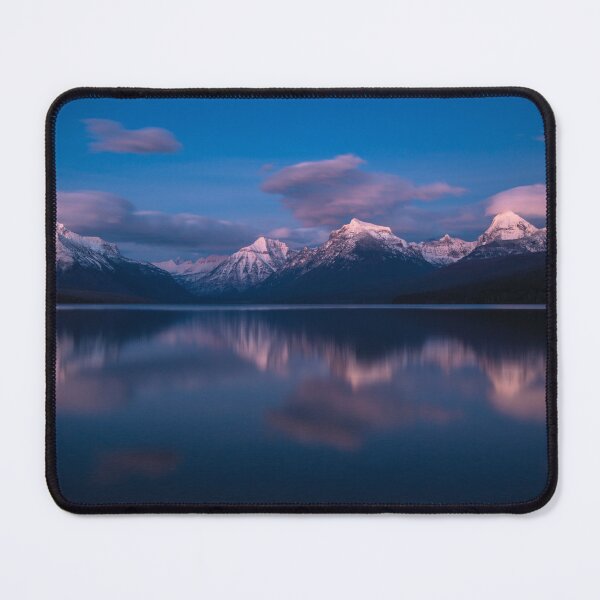 Item preview, Alpenglow at Lake McDonald, Glacier National Park, Flathead County, Montana USA designed and sold by mycloudzdesign.