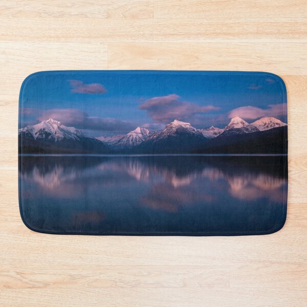 Item preview, Alpenglow at Lake McDonald, Glacier National Park, Flathead County, Montana USA designed and sold by mycloudzdesign.