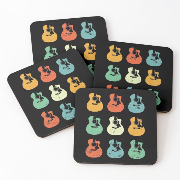 Item preview, Acoustic Guitar Bodies Retro Theme designed and sold by nightsworthy.