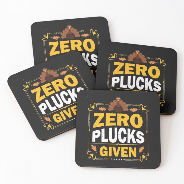 Item preview, Zero Plucks Given-Funny Thanksgiving design designed and sold by BRtisticDesigns.