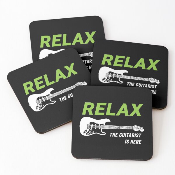 Item preview, Relax The Guitar Player Is Here S-Style Guitar Dark Theme designed and sold by nightsworthy.