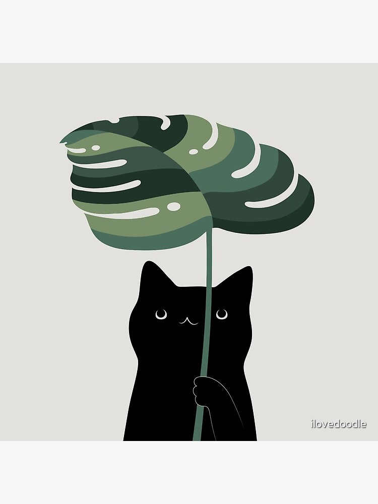 Cat and Plant 16 by ilovedoodle