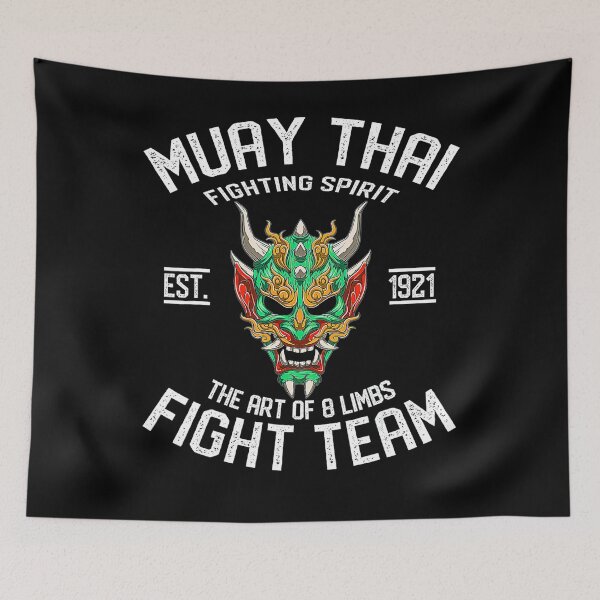 Item preview, Muay Thai Oni Fight Team  Kickboxing  designed and sold by Muaythai1x3aga.
