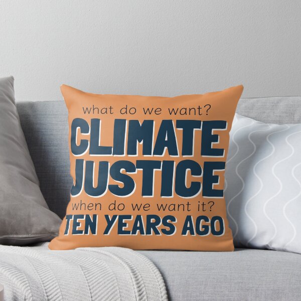 Item preview, Climate Justice Chant Environmental Advocacy Dark Teal designed and sold by cashewdays.