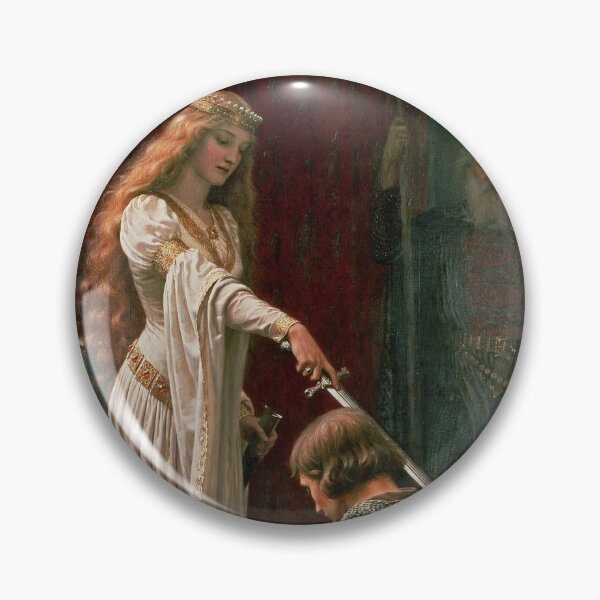 Item preview, The Knighting by Edmund Leighton | Vintage Paintings designed and sold by KnightandMoon.