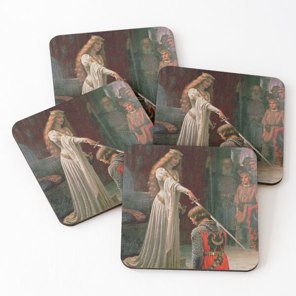 Item preview, The Knighting by Edmund Leighton | Vintage Paintings designed and sold by KnightandMoon.