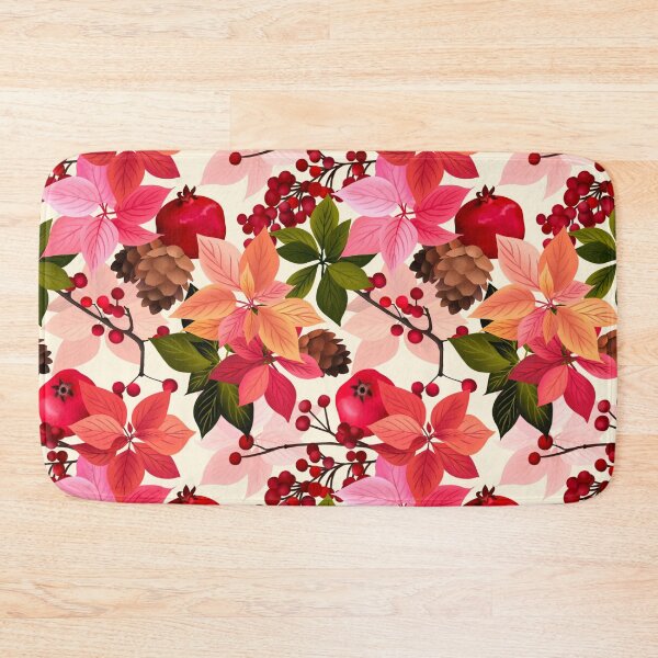 Item preview, Christmas Florals Wh  designed and sold by Vinita Upadhya.