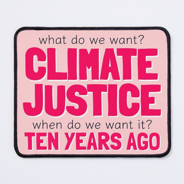 Item preview, Climate Justice Chant Environmental Advocacy Pink designed and sold by cashewdays.