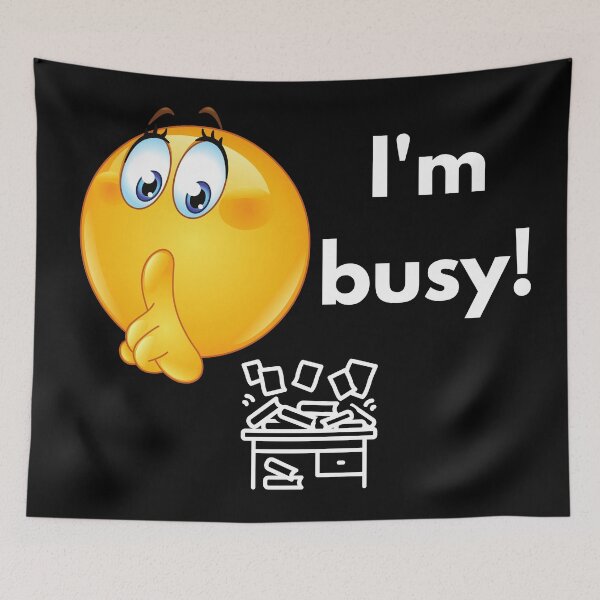 Item preview, Shhh...I am busy (Dark) designed and sold by Greatdreamer.