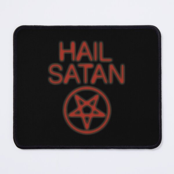 Item preview, Hail Satan (Neon Red) designed and sold by Hellbilly Designs.