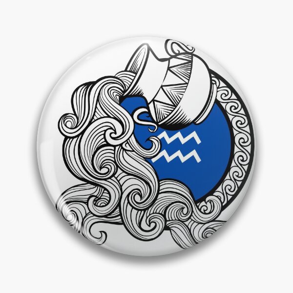 Artikelvorschau, Wassermann Horoskop entworfen und verkauft von AIOSG.
