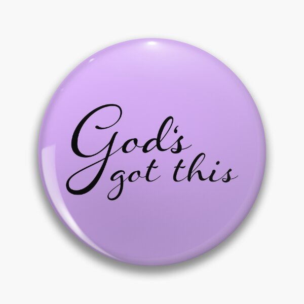 Item preview, God's Got This - Purple Background designed and sold by KTCreativeSide.