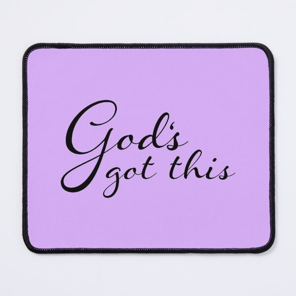 Item preview, God's Got This - Purple Background designed and sold by KTCreativeSide.