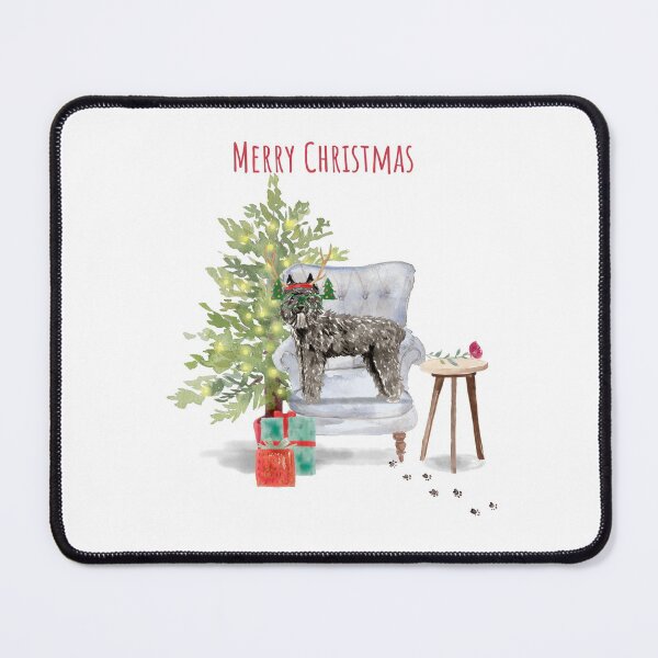 Item preview, Bouvier Des Flandres Dog Christmas Dog  designed and sold by beastieboutique.
