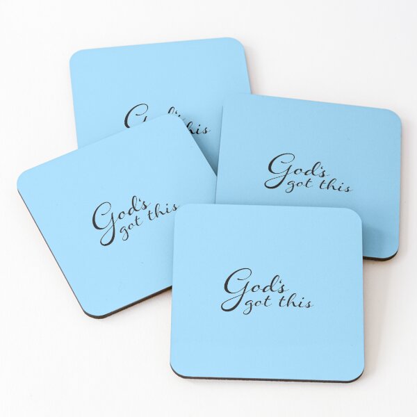 Item preview, God's Got This - Blue Background designed and sold by KTCreativeSide.