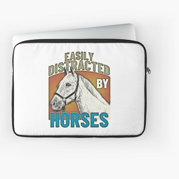 Aperçu de l'œuvre Facilement distrait par les chevaux créée et vendue par csoDesign.