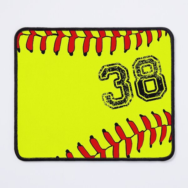 Item preview, Softball ball number 38, thirty eight designed and sold by TheCultStuff.