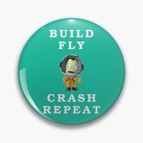 Item preview, build fly crash repeat , Kerbal space program , Kerbals , kids cartoon    designed and sold by HoodieIsland.