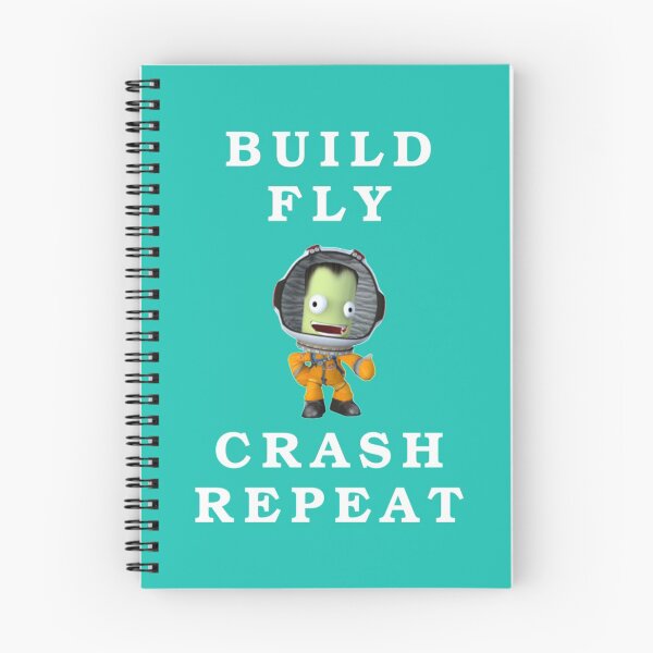 Item preview, build fly crash repeat , Kerbal space program , Kerbals , kids cartoon    designed and sold by HoodieIsland.