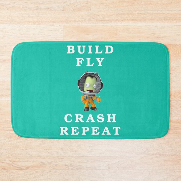 Item preview, build fly crash repeat , Kerbal space program , Kerbals , kids cartoon    designed and sold by HoodieIsland.