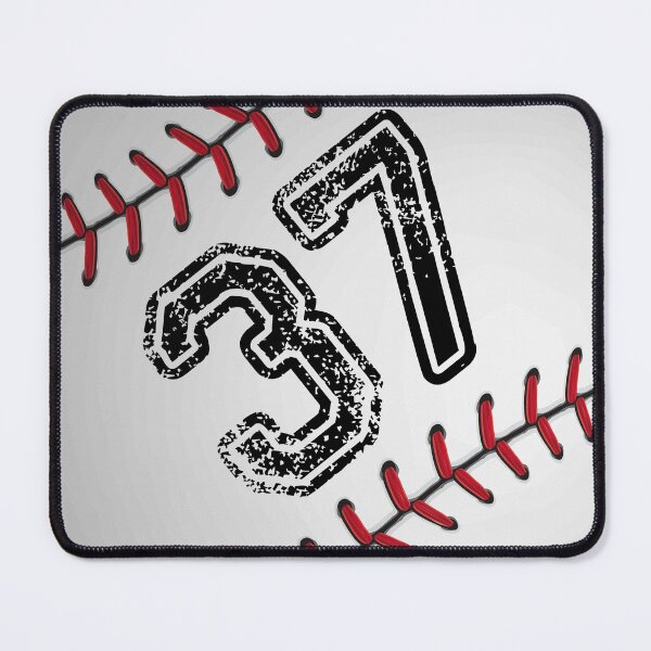 Item preview, Baseball ball number 37, thirty seven designed and sold by TheCultStuff.
