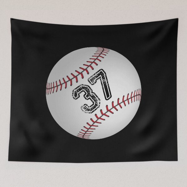 Item preview, Baseball ball number 37, thirty seven  designed and sold by TheCultStuff.
