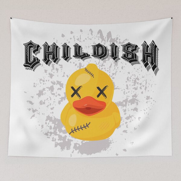Item preview, CHILDISH Dead Rubber Duck (Black) designed and sold by Anxatzi.