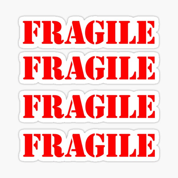 FRAGILE Glossy Sticker