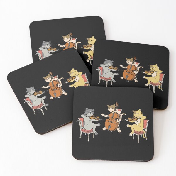 Item preview, Cats Playing Violin Cello Funny Cat Classic Music Lover Gift  designed and sold by alenaz.