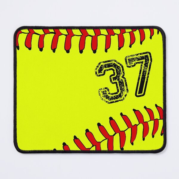 Item preview, Softball ball number 37, thirty seven designed and sold by TheCultStuff.