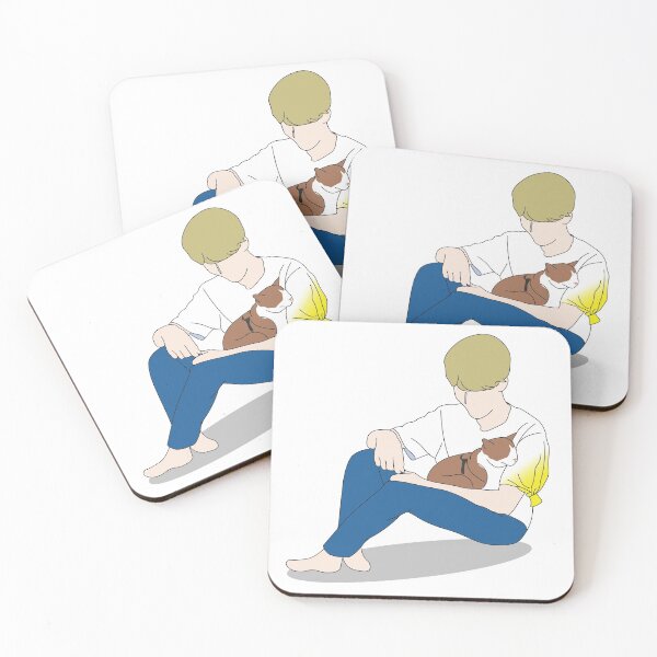 Item preview, BTS Jimin Playing with a Cat designed and sold by kpupsister.