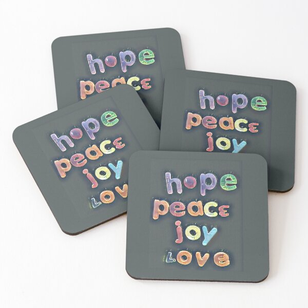 Item preview, Sherbet Hope, Peace, Joy, Love  designed and sold by CheekyGrace.