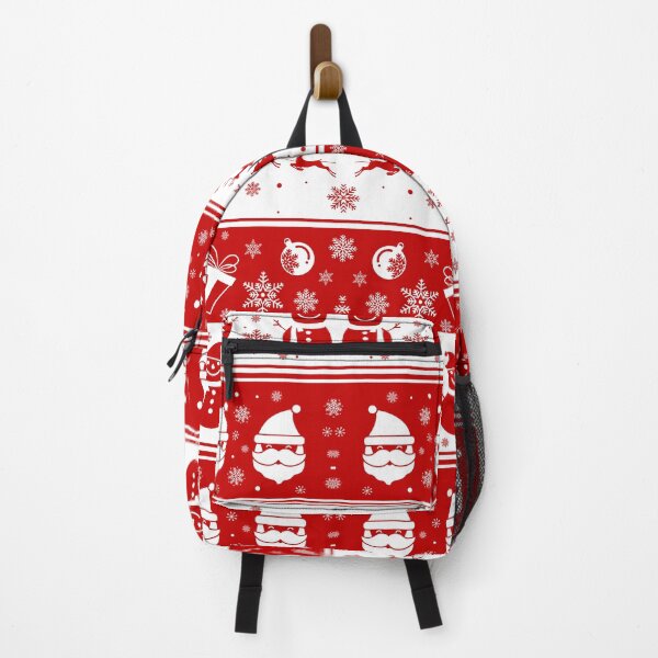 Item preview, Christmas snowman santa pattern design designed and sold by DopeDesign111.