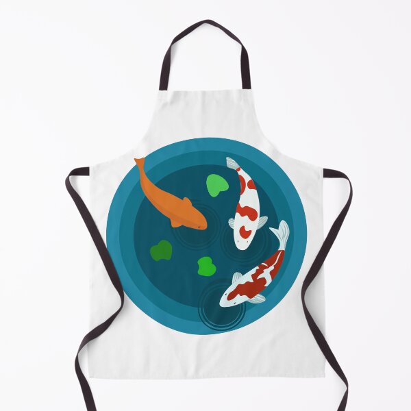 Item preview, Pond Full with Koi Carp Illustration designed and sold by NEOFO.