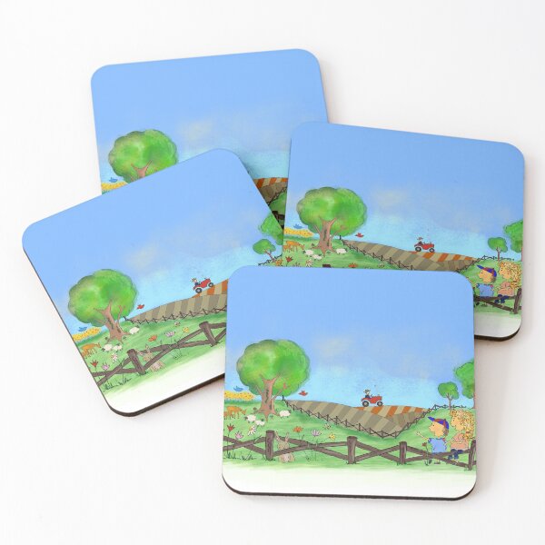 Item preview, The Farm country animals and childrens illustration by Pascale Breton artist Canadian designed and sold by Pascale Breton.