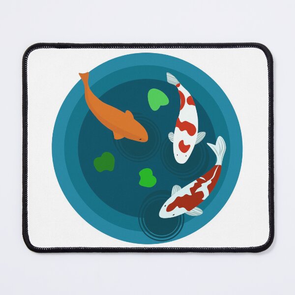 Item preview, Pond Full with Koi Carp Illustration designed and sold by NEOFO.