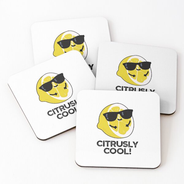 Item preview, Citrusly Cool Funny Fruit Puns  designed and sold by punnybone.