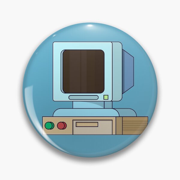 Item preview, Old Computer Illustration - Computer Vector - Cartoon Computer designed and sold by VizcwntGFX.