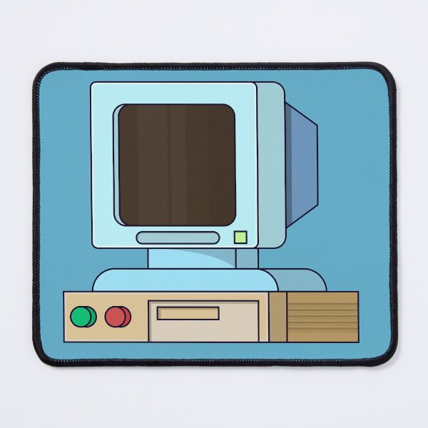 Item preview, Old Computer Illustration - Computer Vector - Cartoon Computer designed and sold by VizcwntGFX.