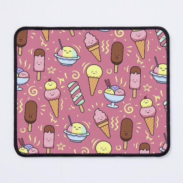 Item preview, Cute Kawaii Ice Cream Pattern designed and sold by Vector Scout Lab.