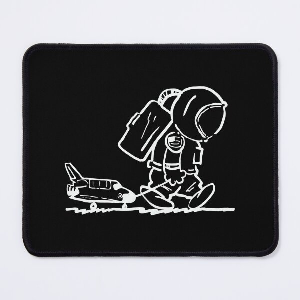 Item preview, Sad astronaut pulling space shuttle designed and sold by HoodieIsland.